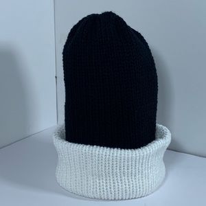 This beanie is a large and will fit any teen to adult.